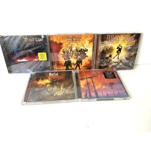 Meatloaf CD’s Lot of 5 ( One Sealed) Classic Hard Rock Compact Discs